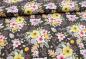 Preview: French Terry „Autumn Boquet“ - dunkelbraun by Hilco