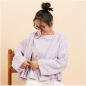 Preview: Musselin Rico Design "lilac sun" flieder