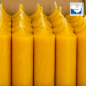 Preview: Stabkerze - curry 10cm lang - 22mm Durchmesser