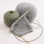 Preview: Rico Design Soft Alpaca Hellgrau 026 Besipiel Stricken
