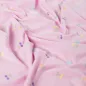 Preview: Stoff Jersey mit Kirschen rosa drapiert