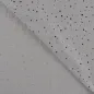 Preview: Baumwollstoff Musselin gepunktet Meterware mit Schimmer