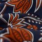 Preview: Baumwoll Voile mit Boho Blumen Design für Kleider und Blusen
