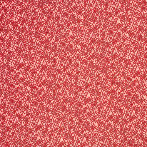 Stoff kleine Punkte rot Baumwolle Detail
