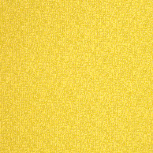 Stoff kleine Punkte gelb Baumwolle Detail