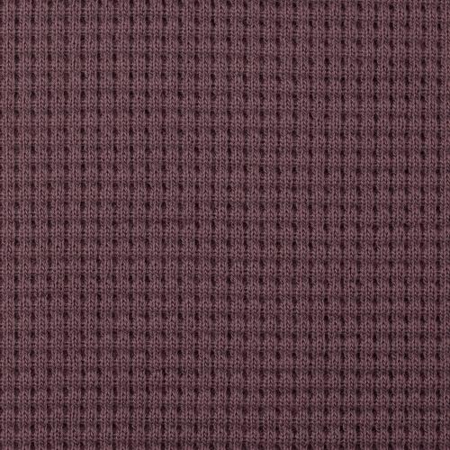 Waffelsweat Waffelstrick "Oslo" mauve