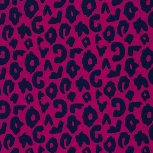 French Terry, Modal Sweat "Happy Leo" Swafing - pink