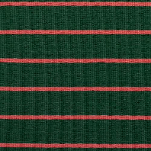 Detailaufnahme Baumwolljersey ISA blau – feines Streifenmuster Jersey Stoff von Swafing