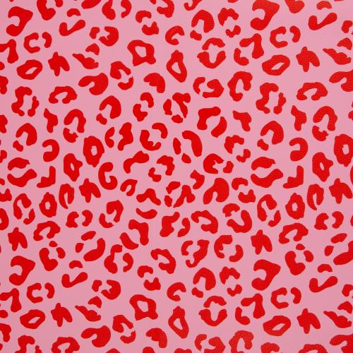 Kunstleder rosa und rot Ansicht von oben