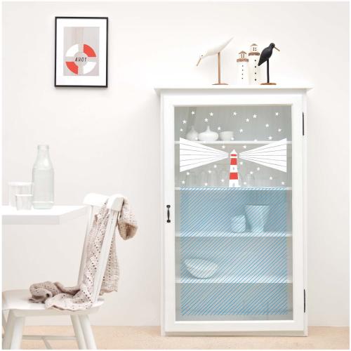 Rico Design Vorlagenmappe Maritim Fenster- und Glasmalerei mit Kreidestiften