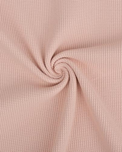 Waffeljersey blush - hellrosa -Waffel Jersey