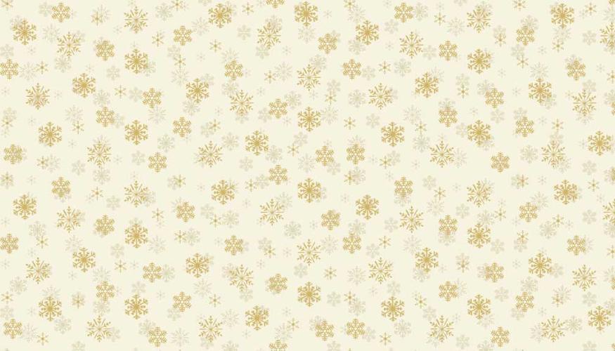 Patchworkstoff - Metallic Snowflake cream 1937C - Makower UK