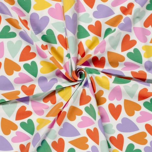 Jersey "Herzen" bunt