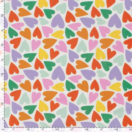 Jersey "Herzen" bunt
