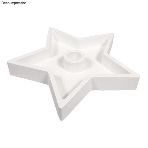 Silikon Gießform Kerzenständer Stern Rayher