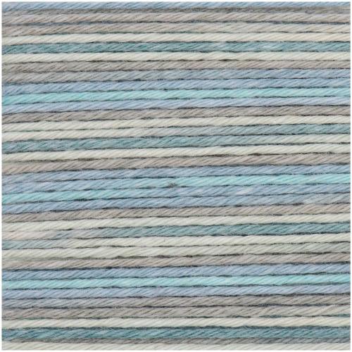 Rico Design Baby Cotton Soft Print dk 50g 125m grau/türkis