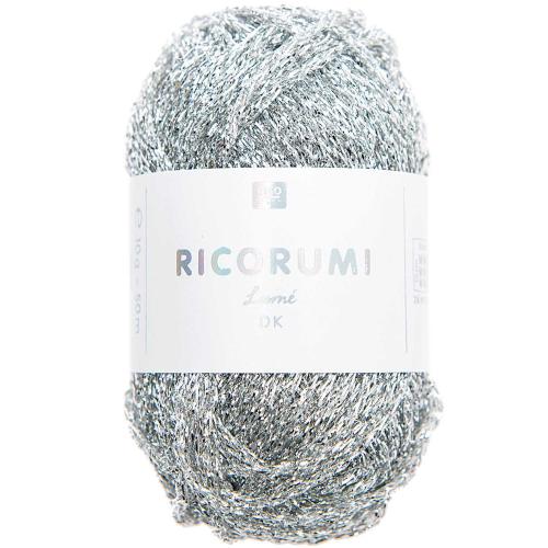 Ricorumi DK Häkelgarn Farbe 001 lame silber