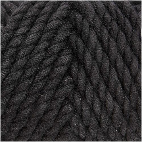 Rico Design Creative Cotton Cord Makramee-Garn 130g 25m - schwarz