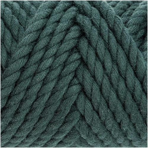 Rico Design Creative Cotton Cord Makramee-Garn 130g 25m - petrol