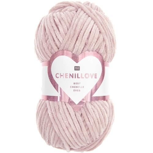 Rico Chenillove Chenillegarn rosa