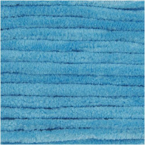 Rico Chenillove Chenillegarn neon blau