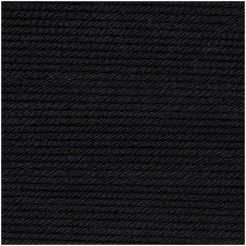 Rico Design Essentials Cotton DK 50g 120m schwarz