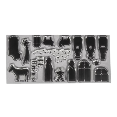 Rayher Clear Stamps - Krippe - Stempel Weihnachten