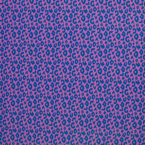 Leo Brush Wild Kunstleder Lilac Blau