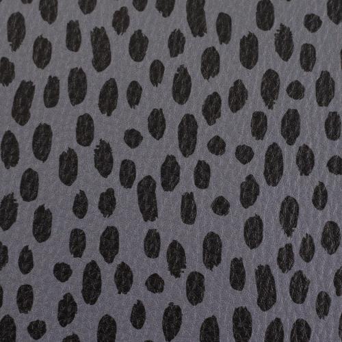 Kunstleder Brush Wild Grau Schwarz by Cherry Picking