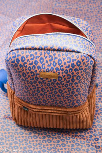 Brush Wild Kunstleder Rucksack braun blau