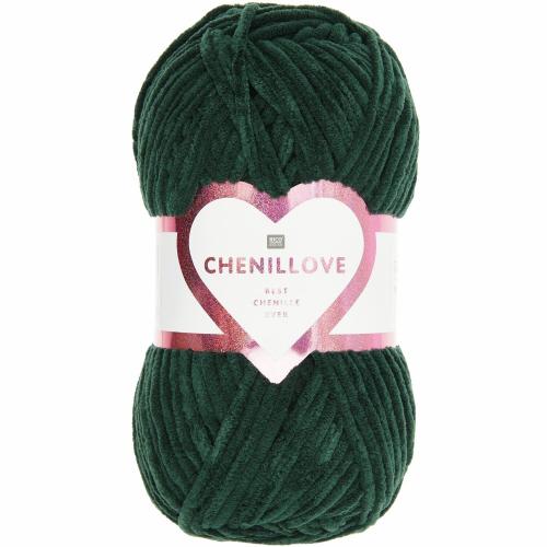 Rico Chenillove Chenillegarn tanne