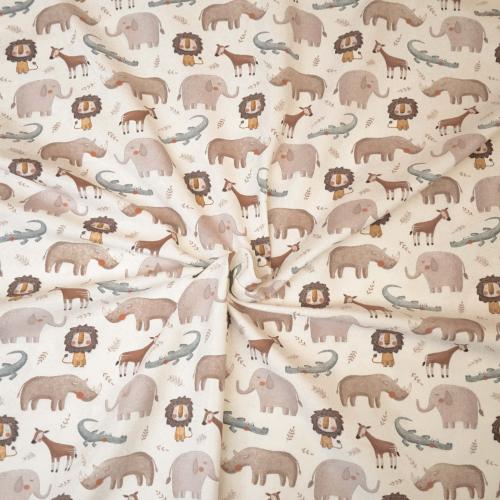 Hilco Jersey "I like Africa" Nashörner, Zebras, Krokodile und Flamingos