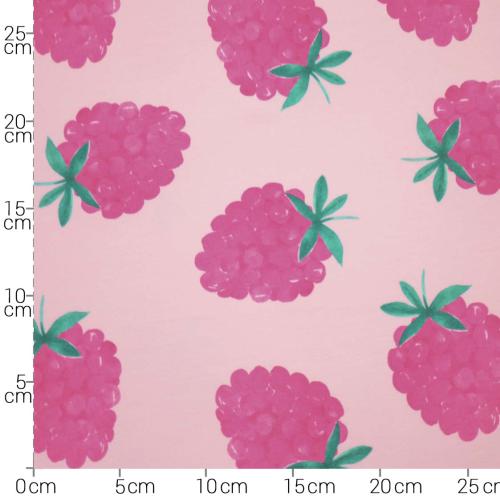 Hilco French Terry "Frutta" Himbeeren