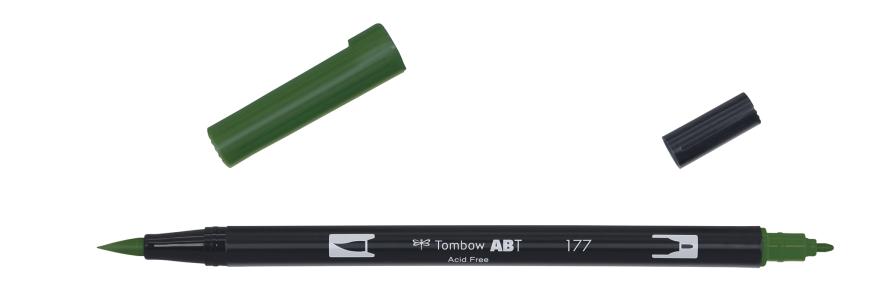 TOMBOW Brush Pen ABT-177 dark jade