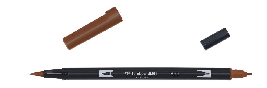 TOMBOW Brush Pen ABT-899 redwood