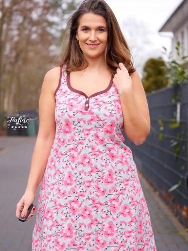 Bio-Jersey "Kirschblüte" by Stoffonkel mint
