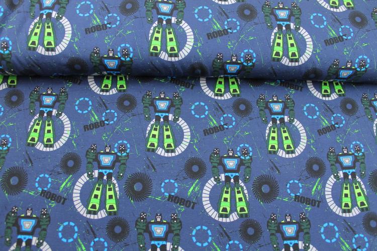 Jersey „Roboter" blau