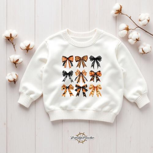 Buegelbild Halloween Schleifen