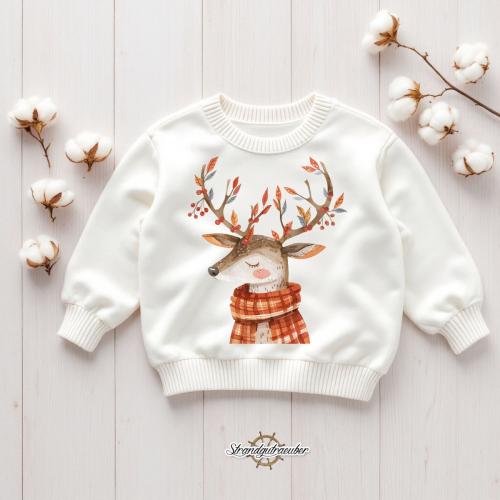 Buegelbild Weihnachtsrentier