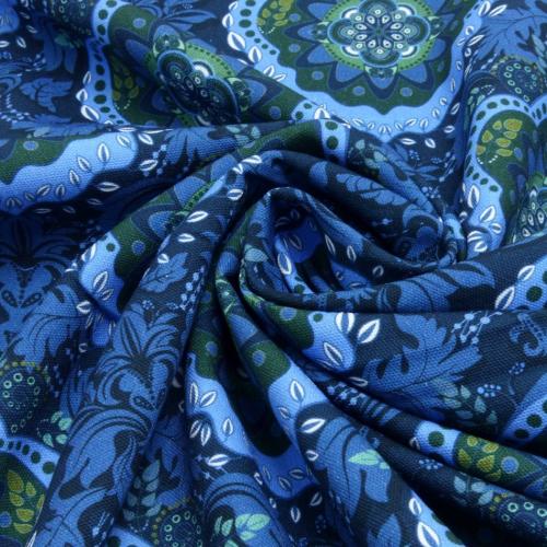 Canvas Stoff Mandala für Taschen und Deko