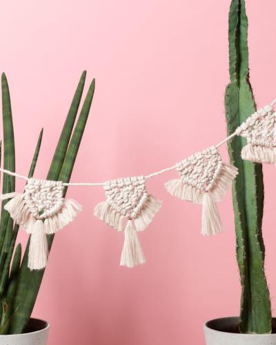 Rico Design Creative Cotton Cord Makramee-Garn 130g 25m - rosa