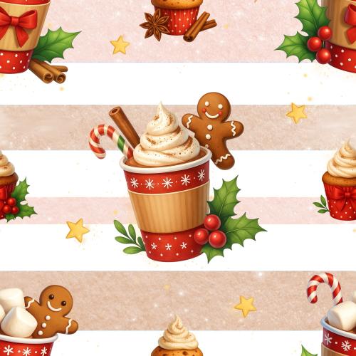 Gingerbread Latte – Bio Weihnachtsstoff