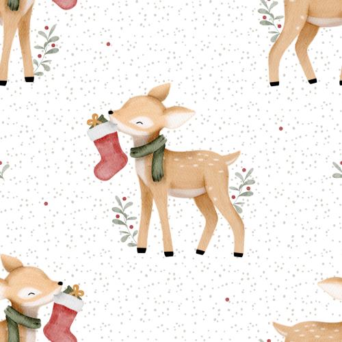 Weihnachtsreh - Bio Jersey / Bio French Terry - Vorbestellung!!!