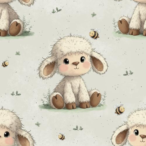 Schäfchenwiese - Bio Jersey / Bio French Terry - Vorbestellung!!!