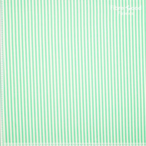 Fibre Mood 29 "Christine" Baumwolle Poplin Streifen grün weiß - FM31032630