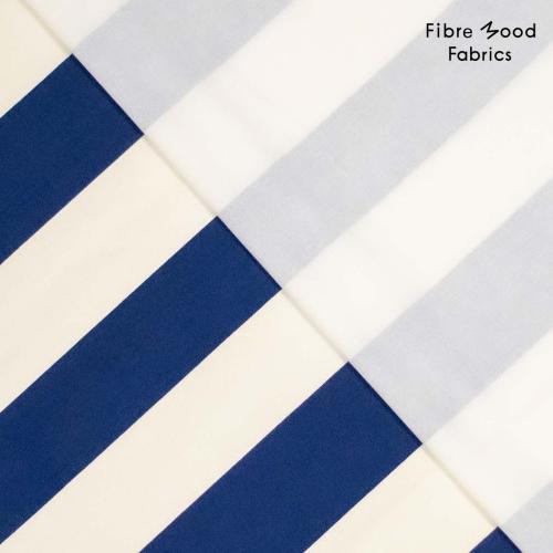 Fibre Mood 29 "Dasha" Baumwolle Streifen blau weiß - FM31033170