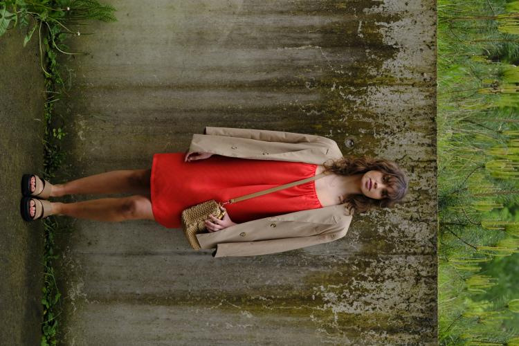 Fibre Mood 29 "Elvira" Viskose Stoff koralle - FM321072602