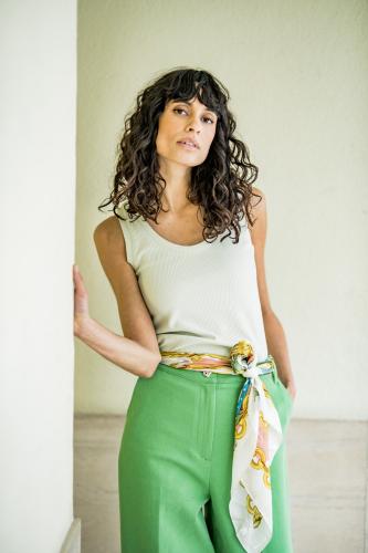 Fibre Mood Special no. 3  "Yuka", "Elza", "Cheryl" - Rib Jersey matcha FM794110713