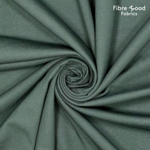 Fibre Mood Special no. 3  "Yuka", "Elza", "Cheryl" - Rib Jersey dunkel grün FM794110790