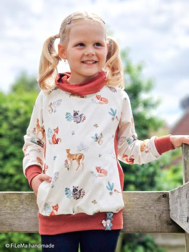 Jersey "Woodland Animals" Swafing Waldtiere